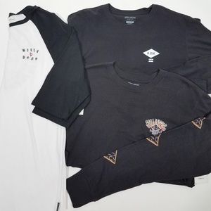 BILLABONG WHOLESALE Long Sleeve Shirt Top LOT - L